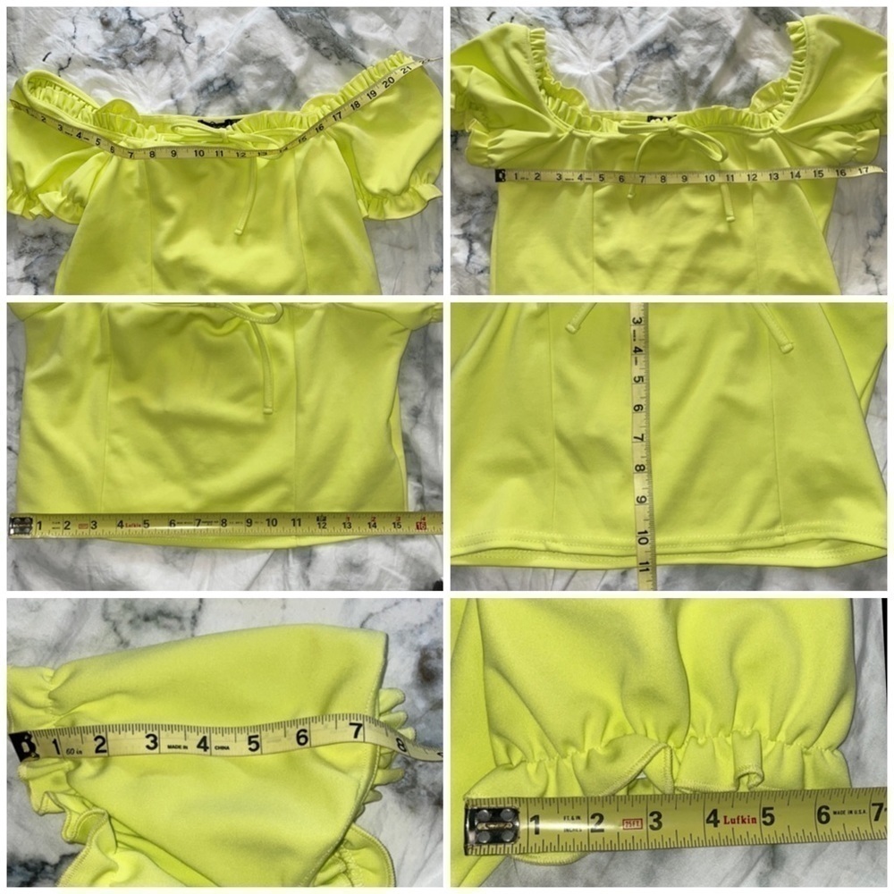 🩷Free🩷Frill Edge Crop Top - Picture 8 of 9